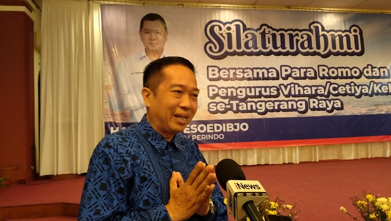 HT Beri Bantuan Rp100 Juta ke Kontingen Swayamvara Tripitaka Gatha Banten