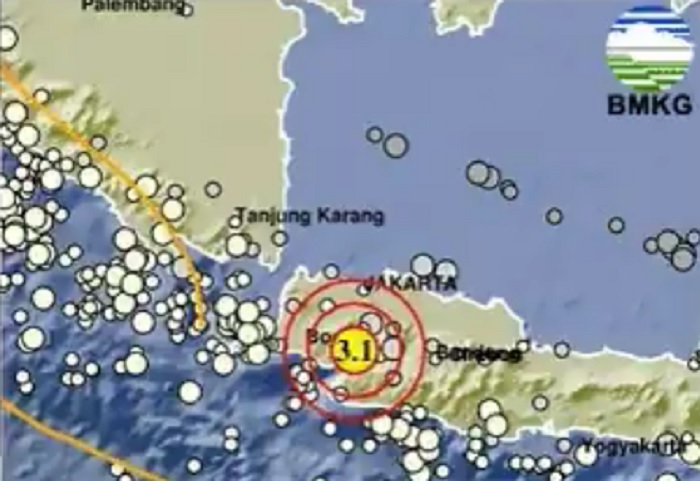 Gempa Hari Ini Magnitudo 3,1 Guncang Sukabumi di Kedalaman 10 Km