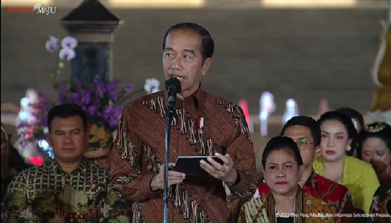  Presiden Jokowi Resmi Buka Istana Berbatik di Depan Istana Merdeka 