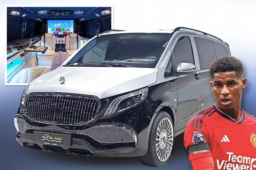 Setelah Tabrakkan Rolls-Royce, Marcus Rashford Langsung Ganti Mobil Mercedes-Maybach Modifikasi