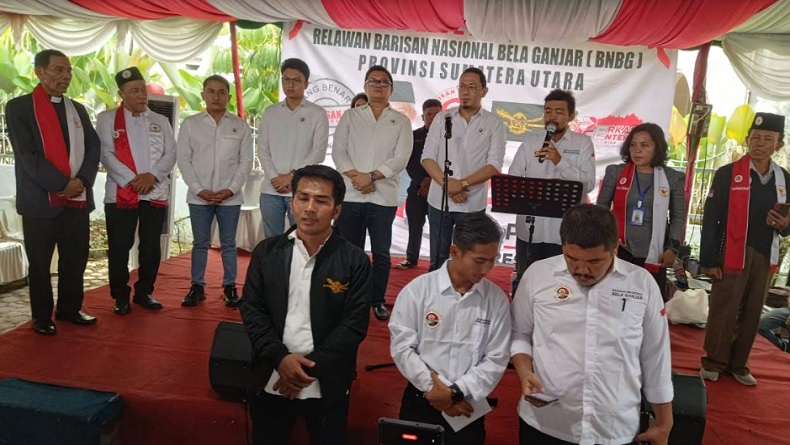 Dukung Ganjar, Relawan BNBG Sumut Resmi Dideklarasikan