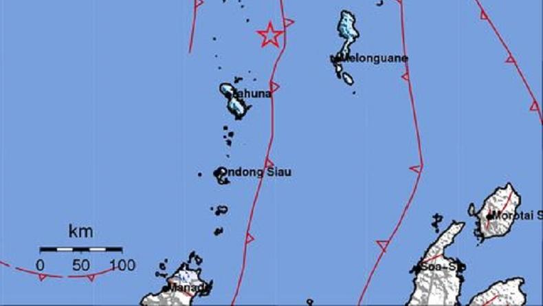Gempa Terkini M5,1 Guncang Kepulauan Sangihe Sulut, BMKG: Tidak Berpotensi Tsunami