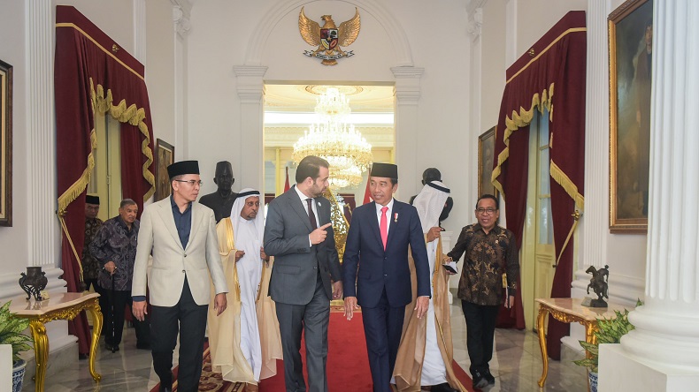 Jokowi Terima Kunjungan Majelis Hukama Muslimin di Istana Merdeka