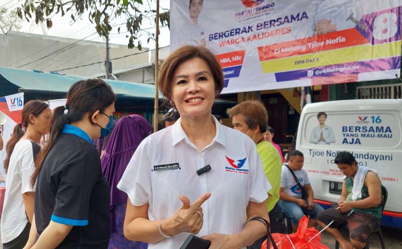 Partai Perindo Gelar Pasar Murah, Warga Tegal Alur: Alhamdulillah Terbantu