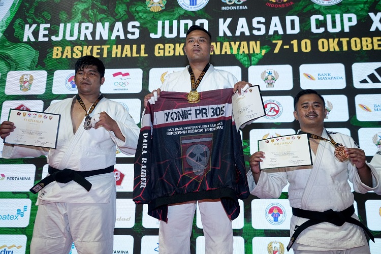 Tampil Garang, Pejudo Kostrad Raih Emas Piala KASAD 2023