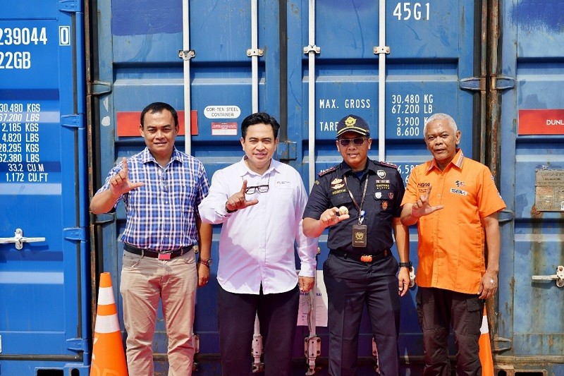 19 Kontainer MotoGP Tiba di Sirkuit Mandalika, Bea Cukai Lepas Segel