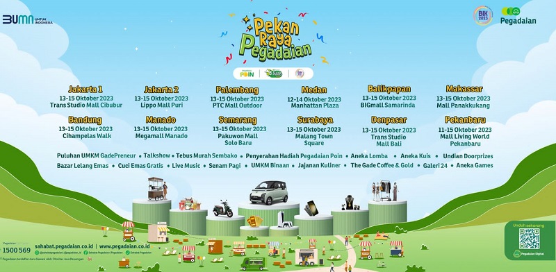 Butuh Hiburan Seru, Bertabur Hadiah? Yuk, ke Pekan Raya Pegadaian!