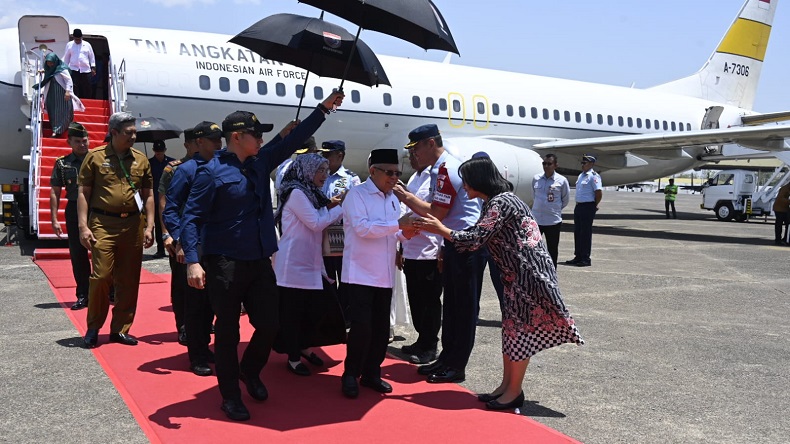 Wapres Singgah di Makassar, Hadiri Groundbreaking Masjid dan International Hospital