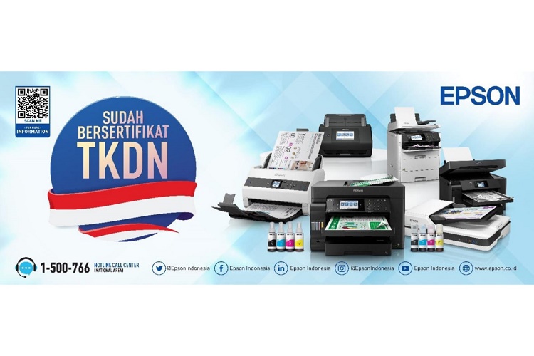 Dukung Industri Lokal, Epson Tingkatkan Jumlah Produk yang Bersertifikat TKDN