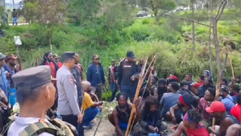 2 Kubu Warga di Tolikara Saling Serang Rebutkan Jabatan Kepala Kampung, 1 Orang Terluka