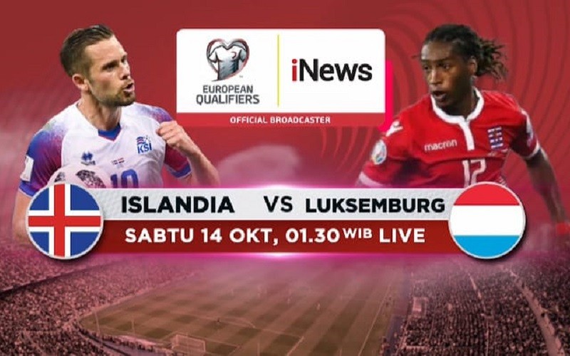 Islandia Vs Luksemburg Berduel untuk Tiket Piala Eropa di Kualifikasi Euro 2024, Live di iNews