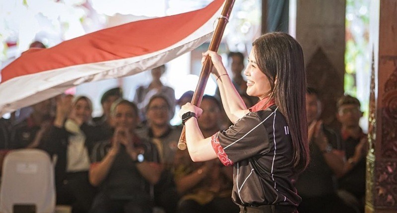 Wamenparekraf Angela Tanoesoedibjo Saksikan Pengukuhan 130 Atlet Indonesia untuk Asian Para Games 2023