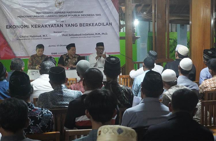 Anggota DPD Asal DIY Cholid Mahmud Sebut Sistem Ekonomi Indonesia Terpengaruh Liberalisme 
