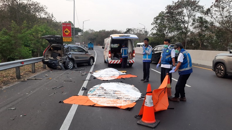 Kronologi Kecelakaan Maut di Tol Cipularang, Sopir Ngantuk Tak Bisa Kendalikan Truk