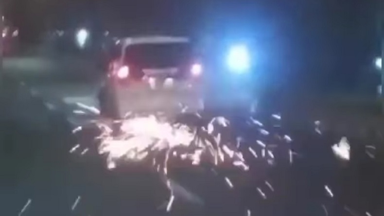 Sopir Mobil Sigra yang Tabrak dan Seret Motor di Pasteur Bandung dalam Kondisi Mabuk