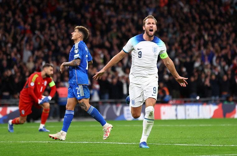 Hasil Lengkap Kualifikasi Euro 2024 Semalam: Brace Kane Bantu Inggris Libas Italia, Ukraina Menang
