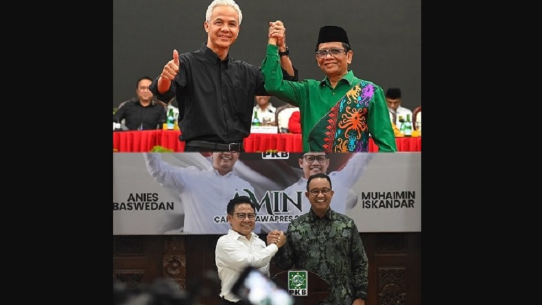 Ganjar-Mahfud vs Anies-Cak Imin, Duel Paslon Sesama Lulusan UGM