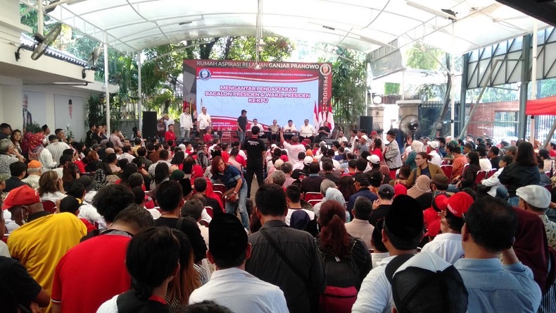 40.000 Relawan Siap Antar Ganjar-Mahfud MD Daftar ke KPU Besok