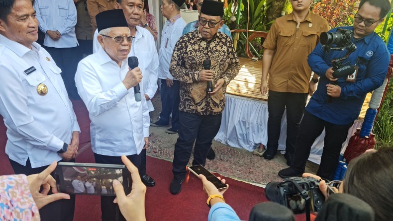 Ma'ruf Amin Nilai Ganjar Pranowo dan Mahfud MD Layak Jadi Capres-Cawapres