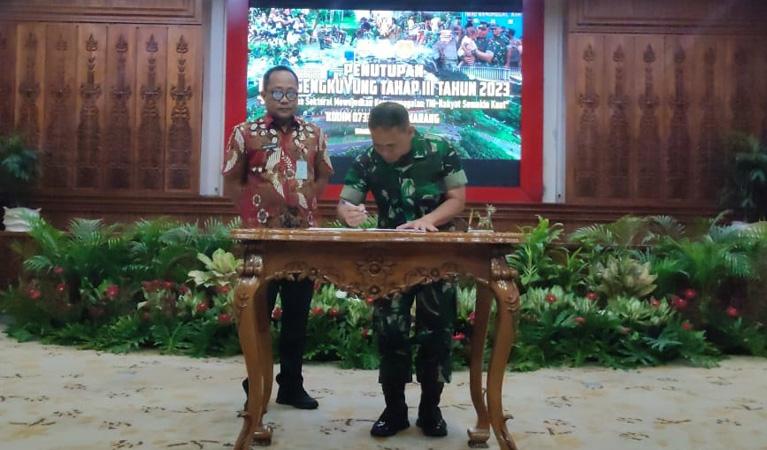 TMMD Sengkuyung Tahap III 2023 di Jatirejo Gunungpati Rampung, Ini Capaiannya