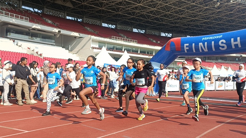 Maratoonz Jakarta Marathon 2023 Dimulai, Dimeriahkan 300 Pelari Anak-Anak 