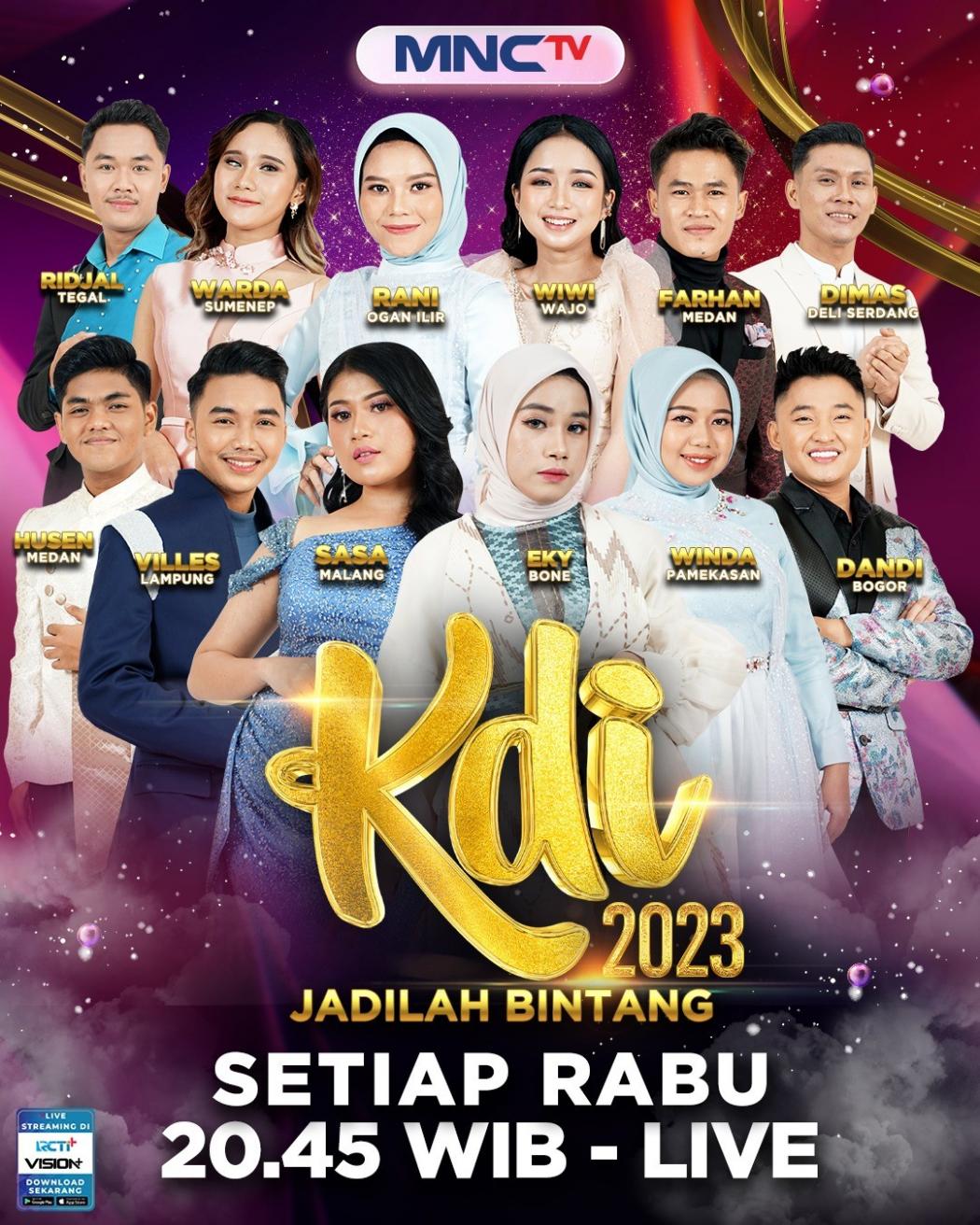 12 Kontestan Bersaing untuk Jadi Calon Bintang Dangdut Masa Depan, Saksikan Kontes KDI 2023