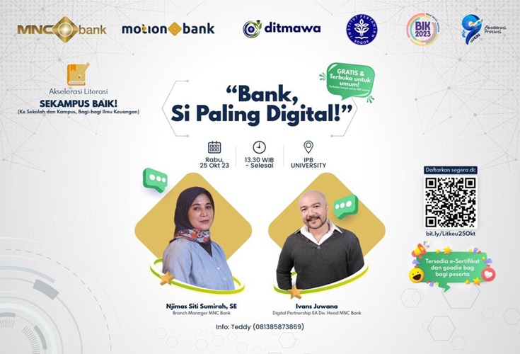 MNC Bank Bersinergi dengan IPB University Gelar Literasi Keuangan, Tingkatkan Pemahaman Keuangan Masyarakat