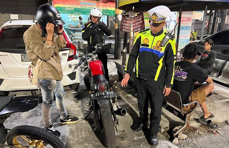 Polres Bantul Sita 323 Motor Berknalpot Brong