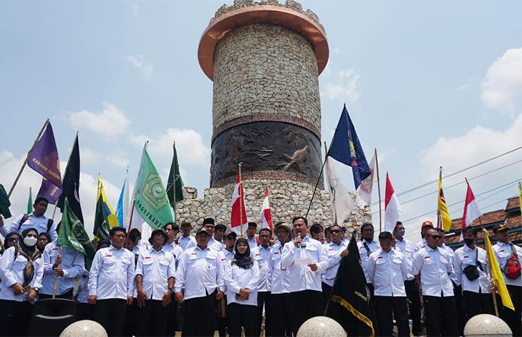 Songsong Pemilu 2024,  Pemuda Gunungkidul Gelar Pengembaraan Kebangsaan  