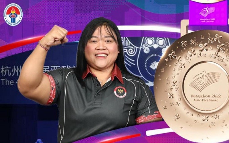 Hasil Angkat Berat Asian Para Games 2022: Siti Mahmudah Sukses Torehkan Medali Perunggu 