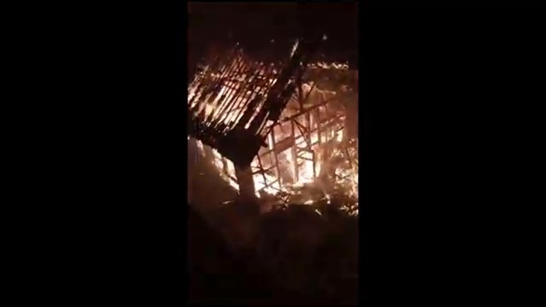 Kebakaran di Cianjur, Rumah Semi Permanen di Permukiman Padat Ludes Dilalap Api
