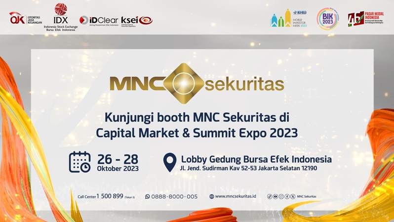 MNC Sekuritas Hadir di Capital Market Summit & Expo 2023 Tanggal 26-28 Oktober 2023!