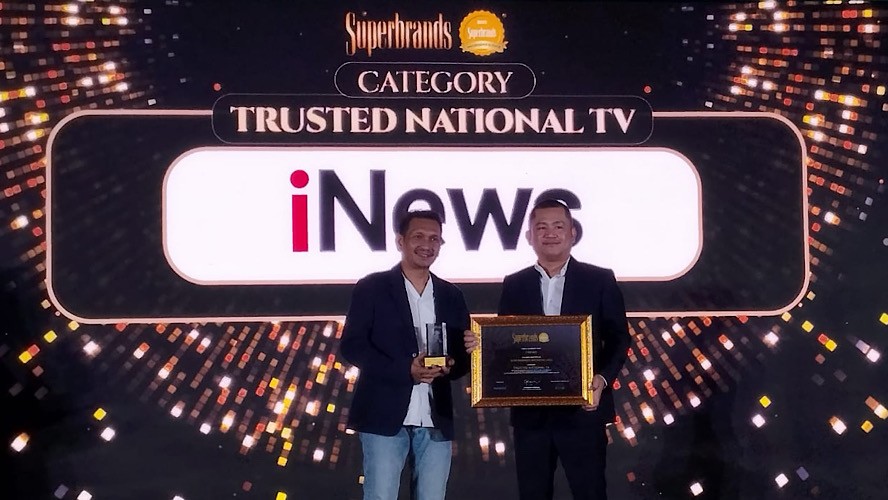 Selamat! iNews TV Raih Penghargaan Superbrands Indonesia's Choice 2023