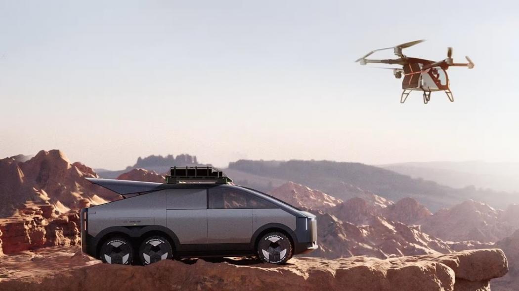 Merek China Ini Bajak Desain Tesla Cybertruck, Begini Tampangnya