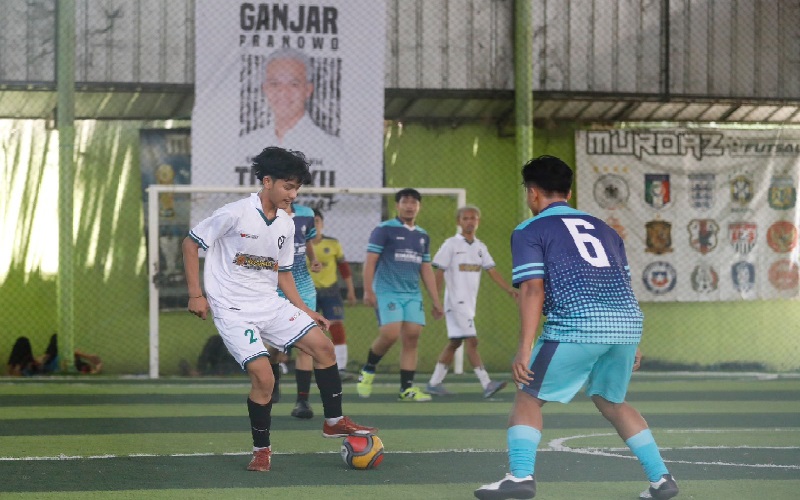 Ribuan Anak Muda Se-Cirebon Berlaga di Turnamen Futsal Piala Ganjar Pranowo