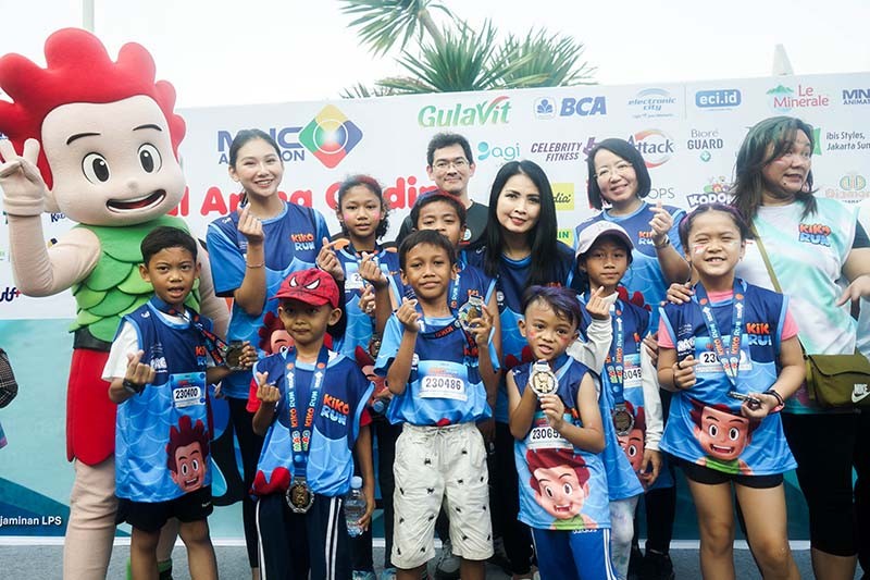 Peserta Puji Track MAG Kiko Run 2023, Ada Obstacle hingga Maskot Menyenangkan 
