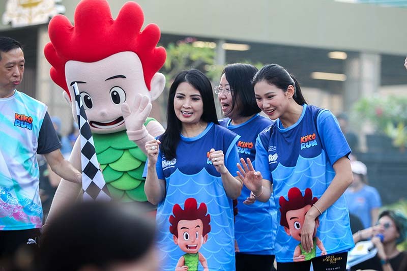 Hadir di Ajang Kiko Run, Audrey Vanessa: Kegiatan Positif bagi Keluarga