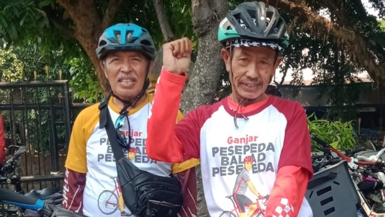 Peserta Gowes Sumpah Pemuda Senang Dapat Sepeda, Doakan Ganjar Pranowo Jadi Presiden