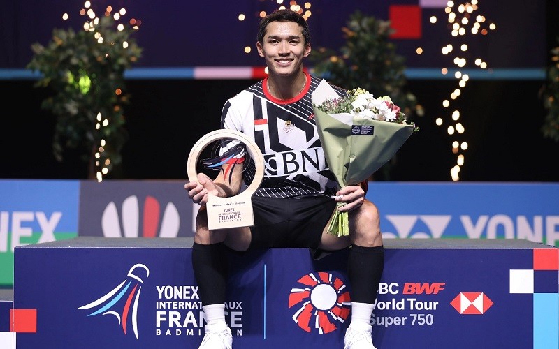 Jonatan Christie Lega Jadi Juara French Open 2023