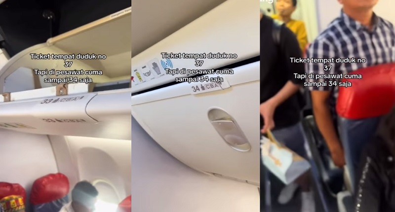 Viral, Penumpang Pesawat Punya Tiket yang Tak Ada Kursinya, Netizen: Mungkin Disuruh Lesehan!