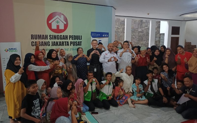 MNC Vision dan MNC Peduli Berikan Bantuan untuk Puluhan Pasien Rumah Singgah Peduli Jakpus