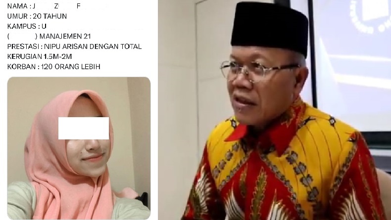 Mahasiswi Cantik di Bandung Diduga Lakukan Penipuan Modus Arisan, Ini Kata Rektor Unisba