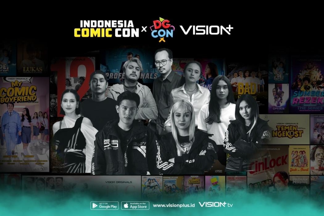 Ayo Mampir ke Booth Vision+ di Indonesia Comic Con X DG Con 2023,  Ikuti Keseruannya!