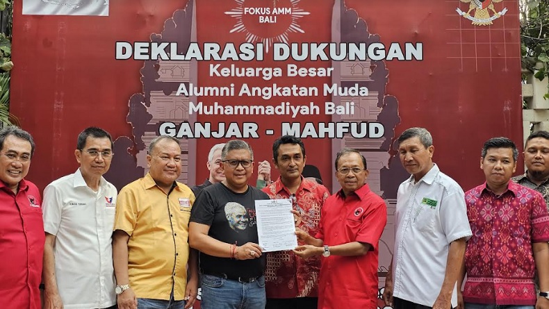 Pilpres 2024, Alumni Angkatan Muda Muhammadiyah Bali Deklarasi Dukung Ganjar-Mahfud