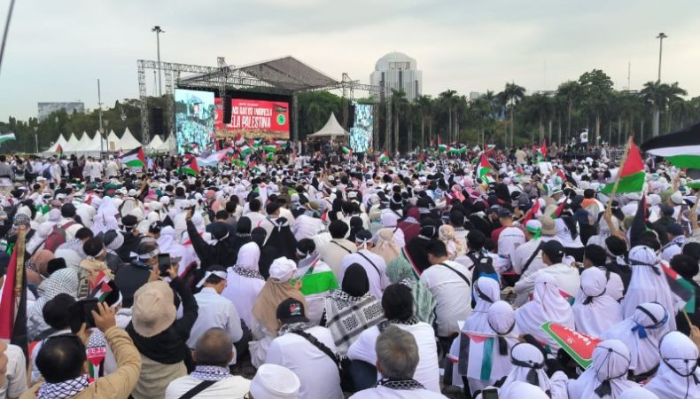 Dihadiri Para Menteri dan Tokoh Nasional, Ini Rute Long March Aksi Bela Palestina
