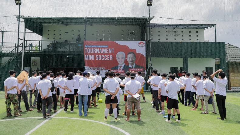 GMP Sosialisasikan Ganjar Pranowo lewat Turnamen Mini Soccer di Sukabumi