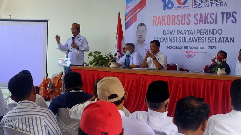 Ketua DPW Partai Perindo Sulsel Targetkan Saksi TPS Kelar Bulan Ini