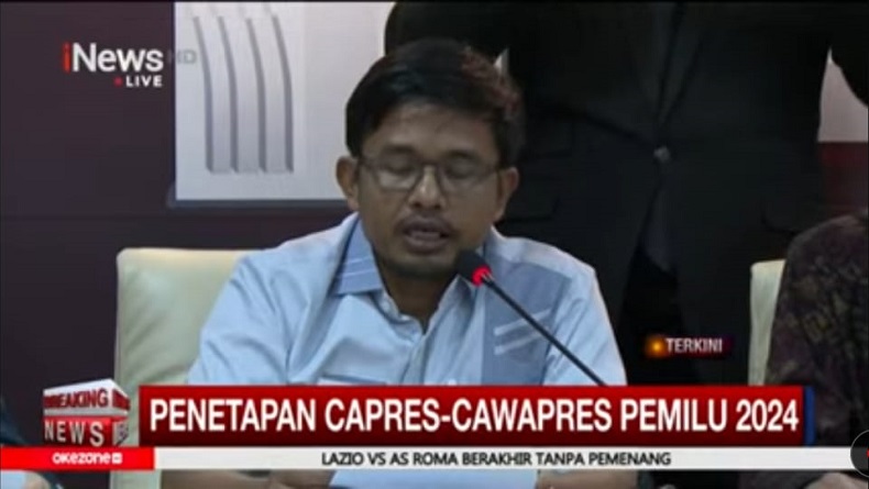 KPU Loloskan Gibran Rakabuming Raka Jadi Cawapres