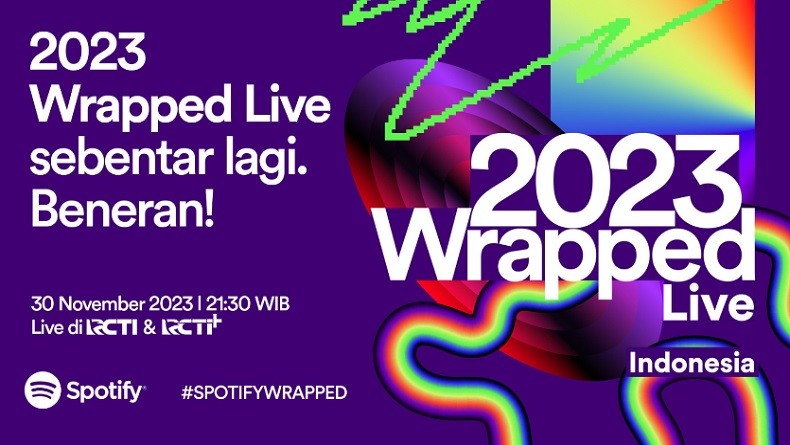 Spotify Hadirkan Acara Siaran Langsung Perdana Bertajuk Spotify Wrapped Live Indonesia 2023 di RCTI