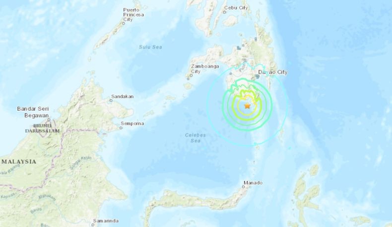 Gempa Magnitudo 6,9 Guncang Filipina, Tak Ada Peringatan Tsunami